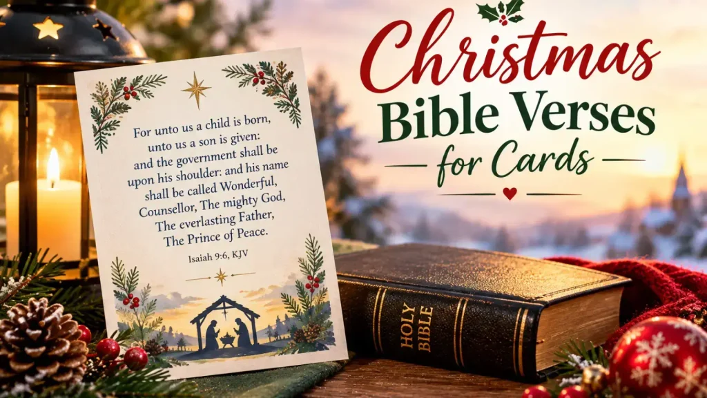 christmas bible verses for cards