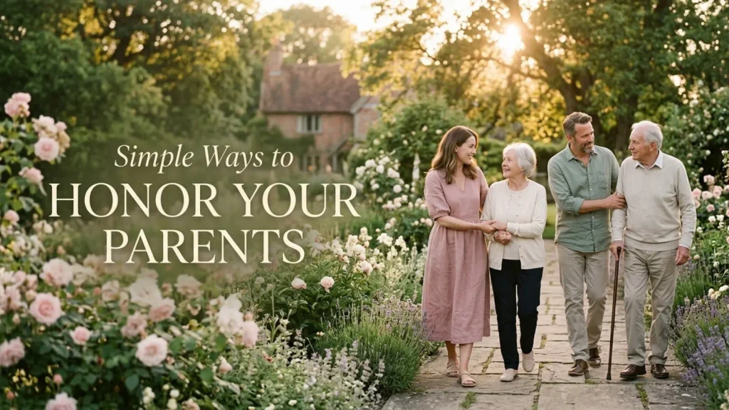 Simple Ways to Honor Your Parents