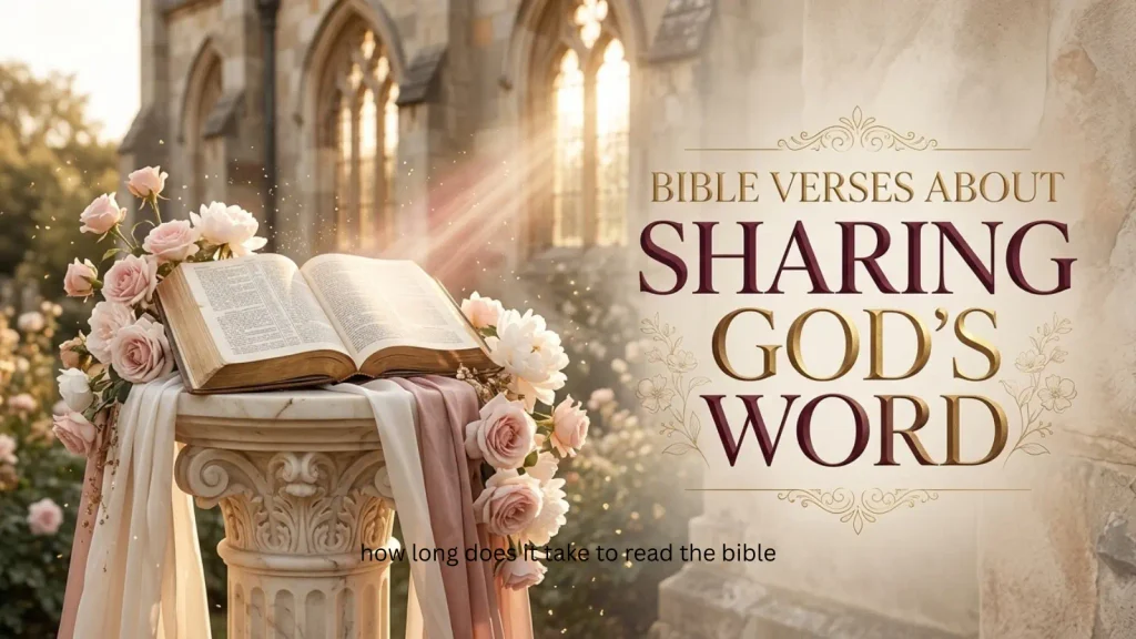 Bible Verses About Sharing God's Word