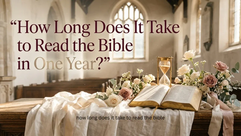 Reading the Bible in one year three chapters a day