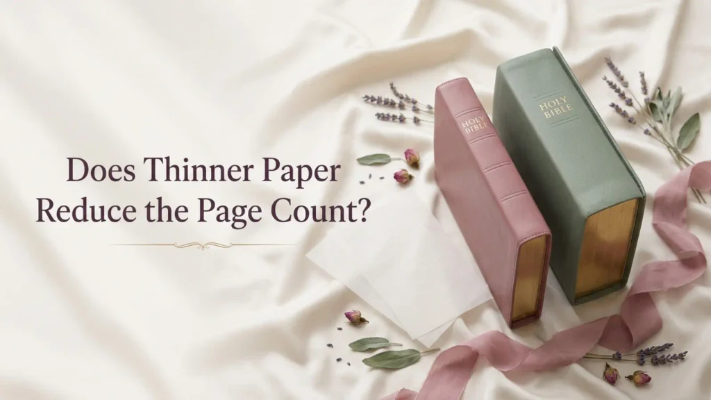 Does Thinner Paper Reduce the Page Count?