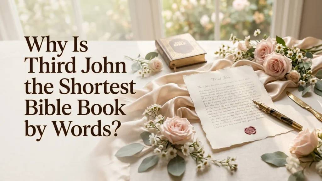 Why Is Third John the Shortest Bible Book by Words?