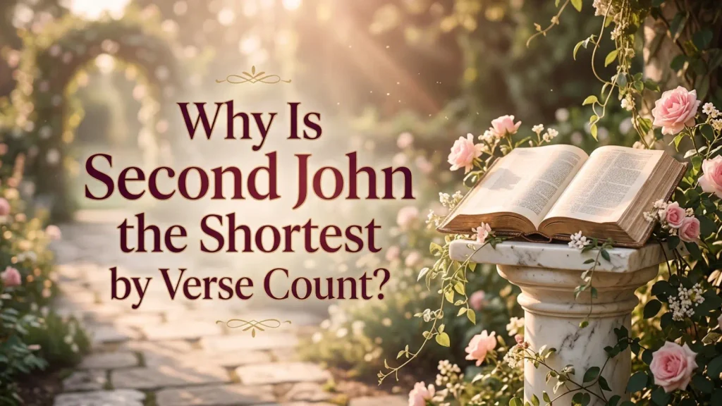 Why Is Second John the Shortest by Verse Count?