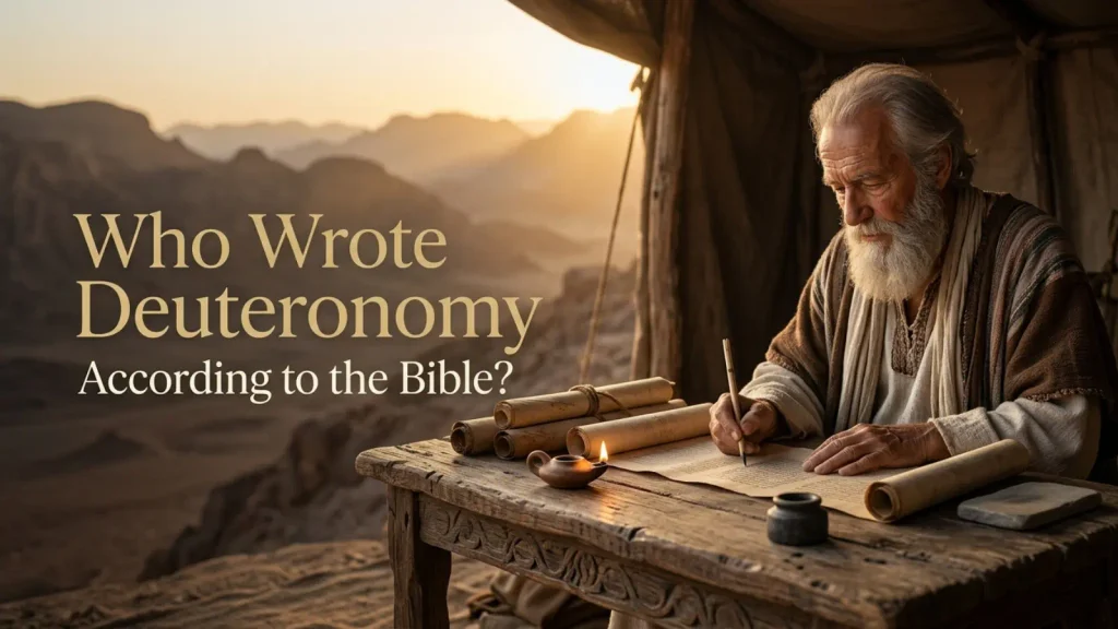 Who Wrote Deuteronomy According to the Bible?