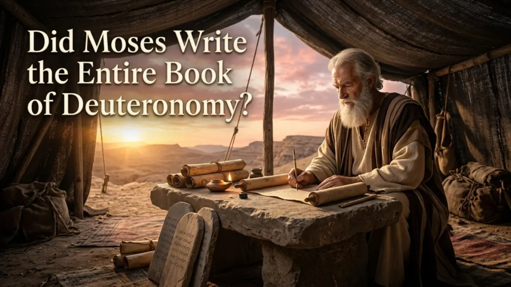 Who Wrote Deuteronomy According to the Bible?